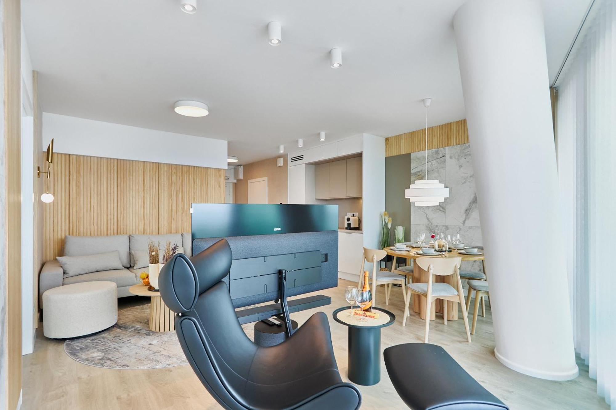 Wave Beachfront Family Apartment Misdroy Exterior foto