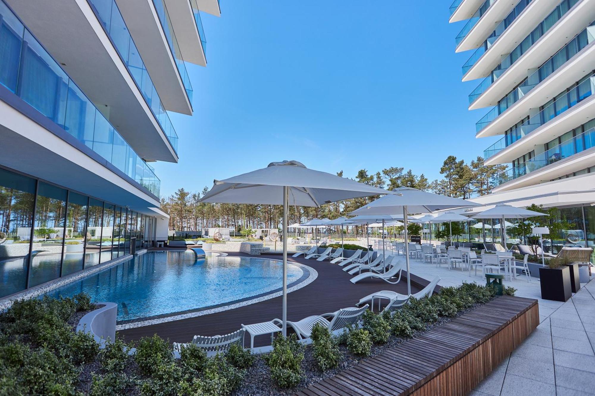 Wave Beachfront Family Apartment Misdroy Exterior foto